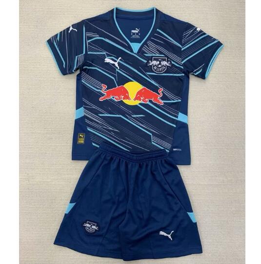 Red Bull Leipzig 2024/25 Third Kids Soccer Kits Children Shirt and Shorts