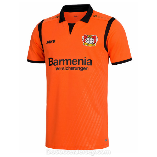 Bayer 04 Leverkusen 2017/18 Home Goalkeeper Shirt Soccer Jersey