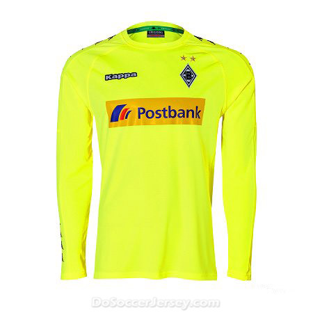 Borussia Monchengladbach 2017/18 neon-yellow Long Sleeved Goalkeeper Shirt