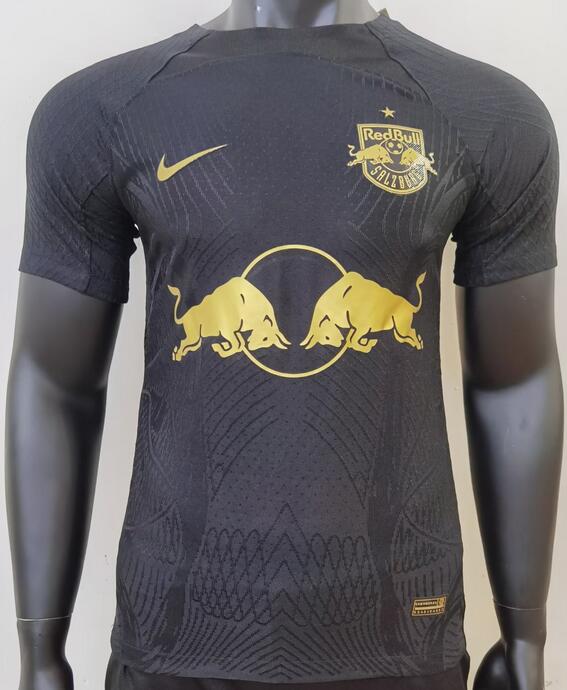 FC Red Bull Salzburg 2022/23 Special Black Match Version Shirt Soccer Jersey
