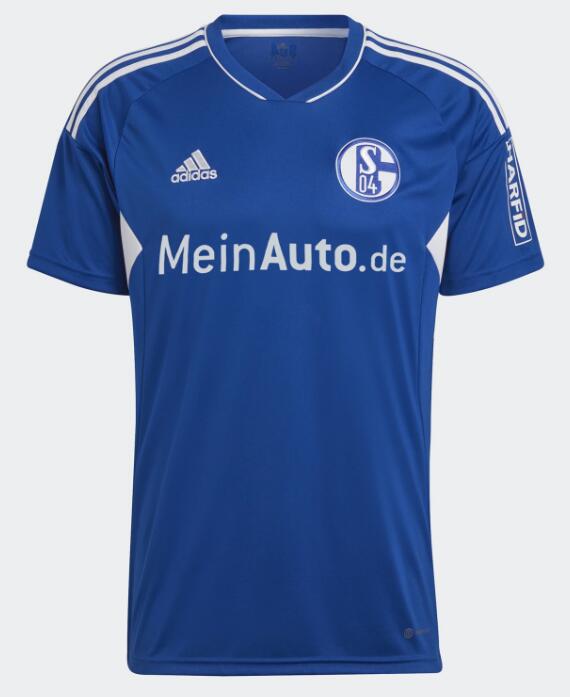 FC Schalke 04 2022/23 Home Shirt Soccer Jersey