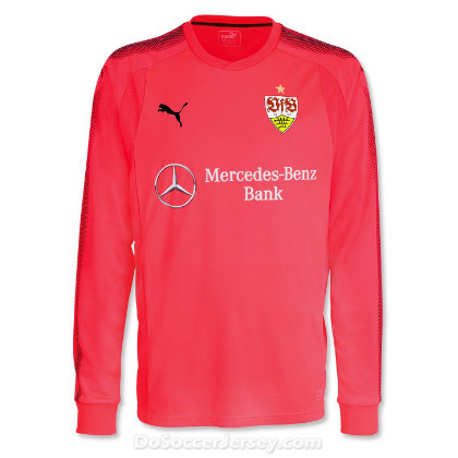 VfB Stuttgart 2017/18 Pink Long Sleeved Goalkeeper Shirt
