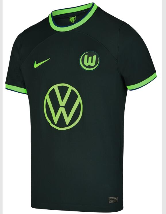 VfL Wolfsburg 2022/23 Away Shirt Soccer Jersey