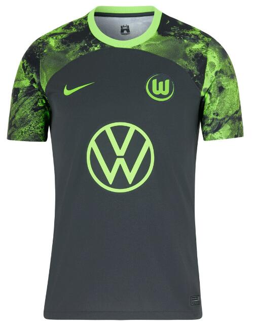 VfL Wolfsburg 2023/24 Away Shirt Soccer Jersey