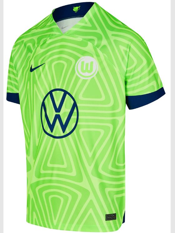 VfL Wolfsburg 2022/23 Home Shirt Soccer Jersey