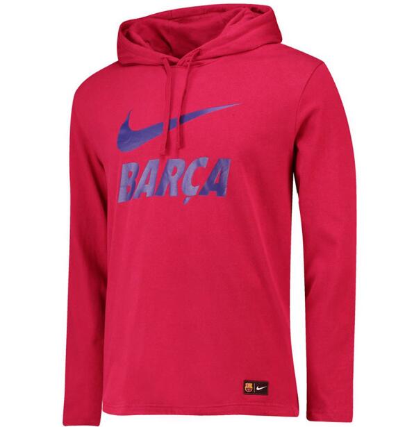Barcelona 2018/19 Red Hoody Sweatshirt