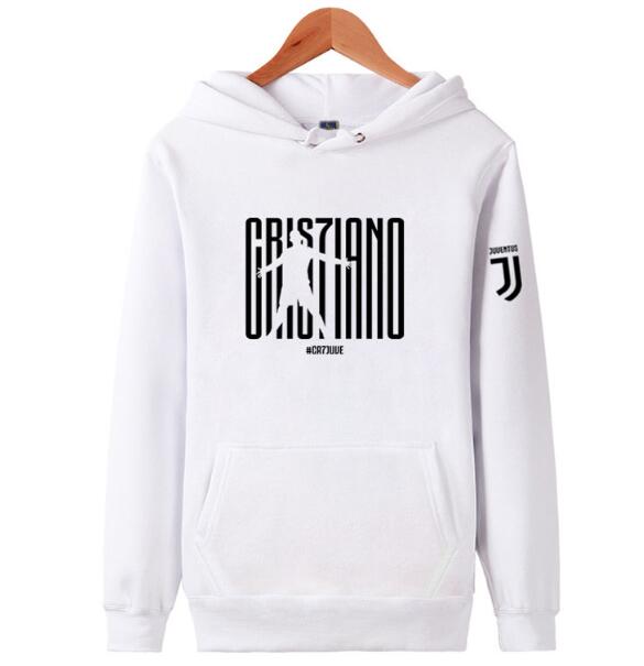 Juventus 2018/19 CR7 White Hoody Sweatshirt