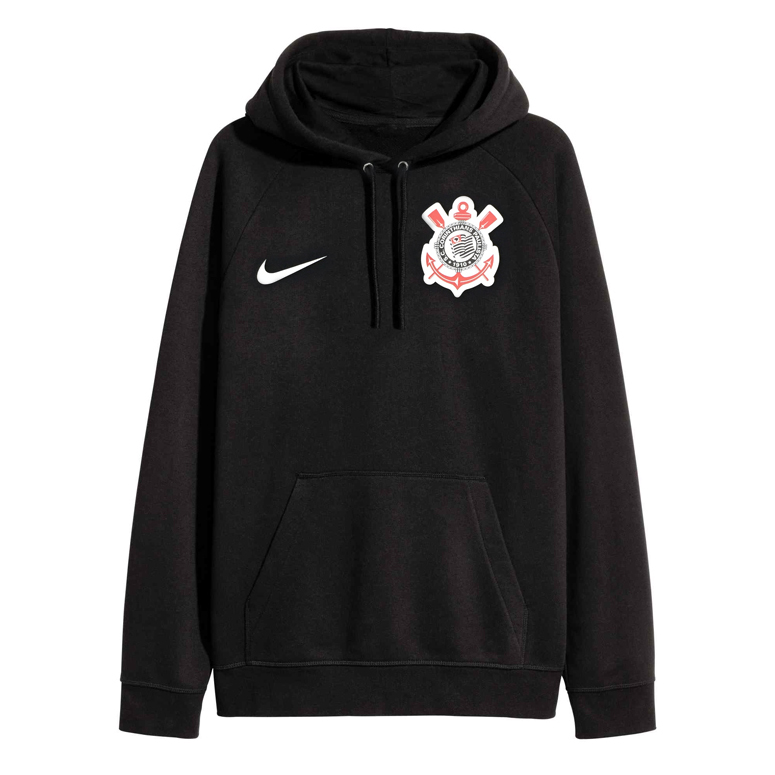 Corinthians Paulista Core Hoodie Black Men 2017
