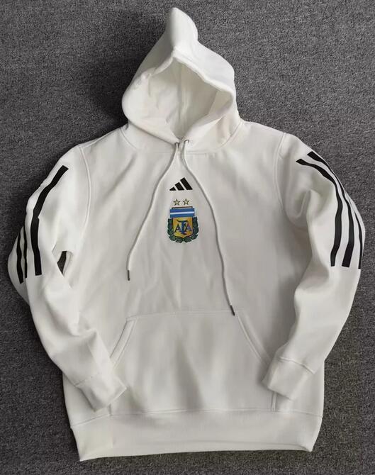 Argentina 2022 World Cup White Hoodie Sweatshirt