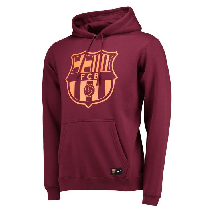 Barcelona 2017/18 Maroon Core Hoodie
