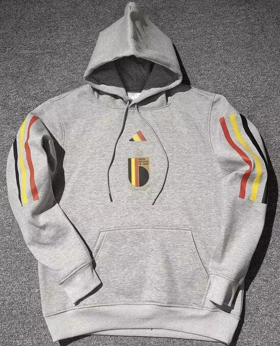 Belgium 2022 World Cup Grey Hoodie Sweatshirt