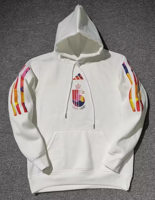 Belgium 2022 World Cup White Hoodie Sweatshirt