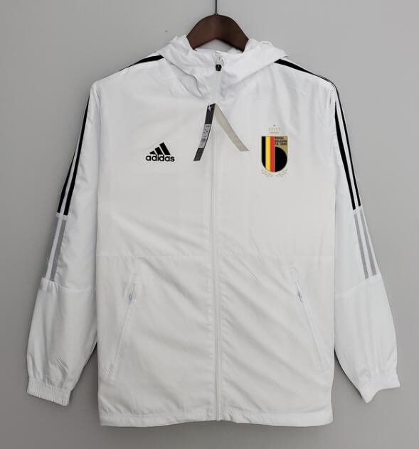 Belgium 2022 World Cup White Windbreaker Jacket