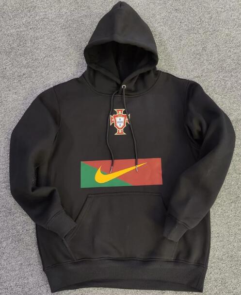 Portugal 2022 World Cup Black Hoodie Sweatshirt