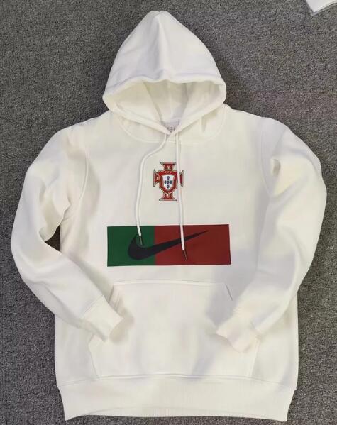 Portugal 2022 World Cup White Hoodie Sweatshirt