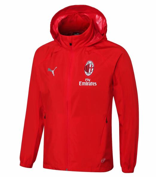 AC Milan 2018/19 Red Woven Windrunner Jacket