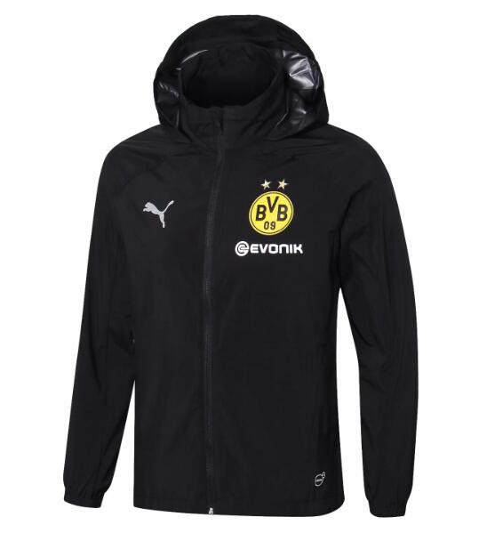 Dortmund 2018/19 Black Woven Windrunner Jacket