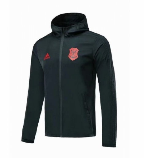 Flamengo 2019/20 Black Red Windbreaker Jacket