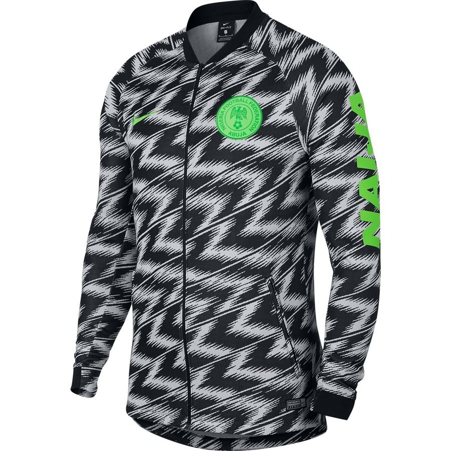 Nigeria 2018 World Cup Black/White Training Jacket Top