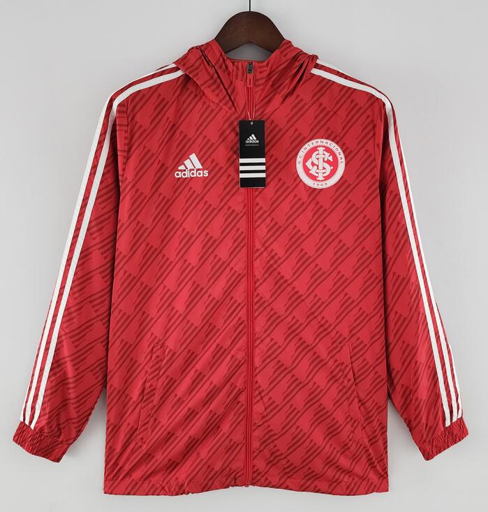 Internacional 2022/23 Red White Stripe Windbreaker Jacket