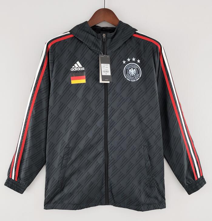 Germany 2022/23 Black Windbreaker Jacket