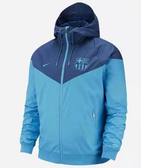 Barcelona 2019/2020 Blue Windbreaker Jacket