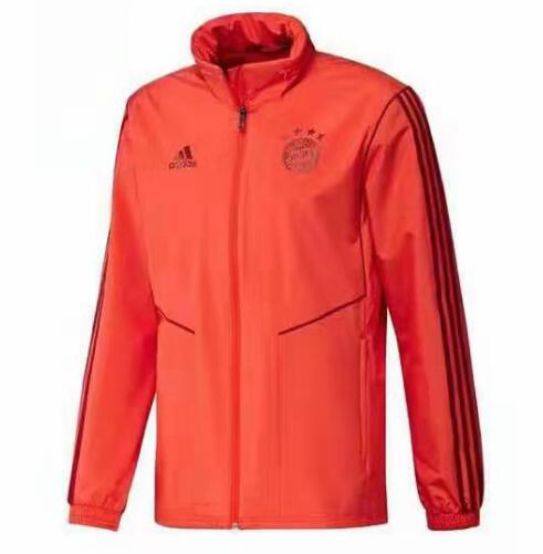 Bayern Munich 2019/20 Red Windbreaker Jacket Top