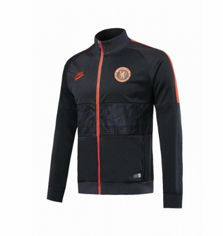 Chelsea 2019/20 Black Training Jacket Top