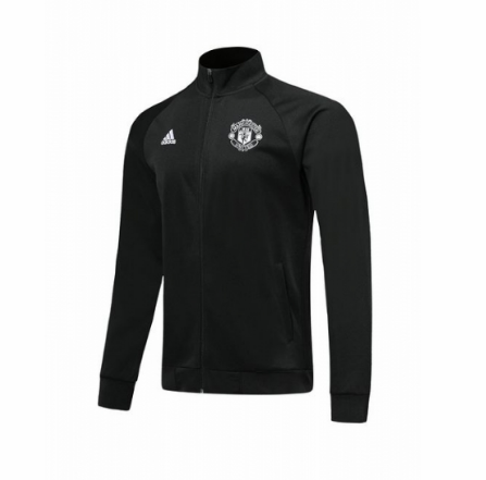 Manchester United 2019/20 Black White Training Jacket Top