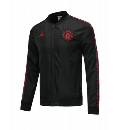 Manchester United 2019/2020 Black Windbreaker Jacket