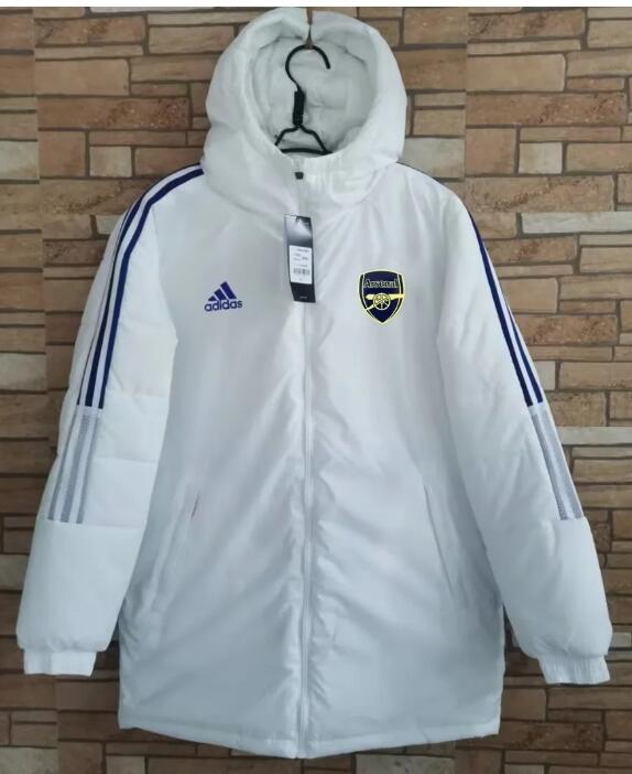 Arsenal 2022/23 White Winter Coat