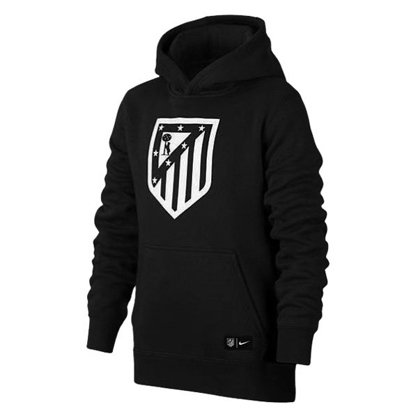 Atletico Madrid 2017/18 Black Core Hoodie