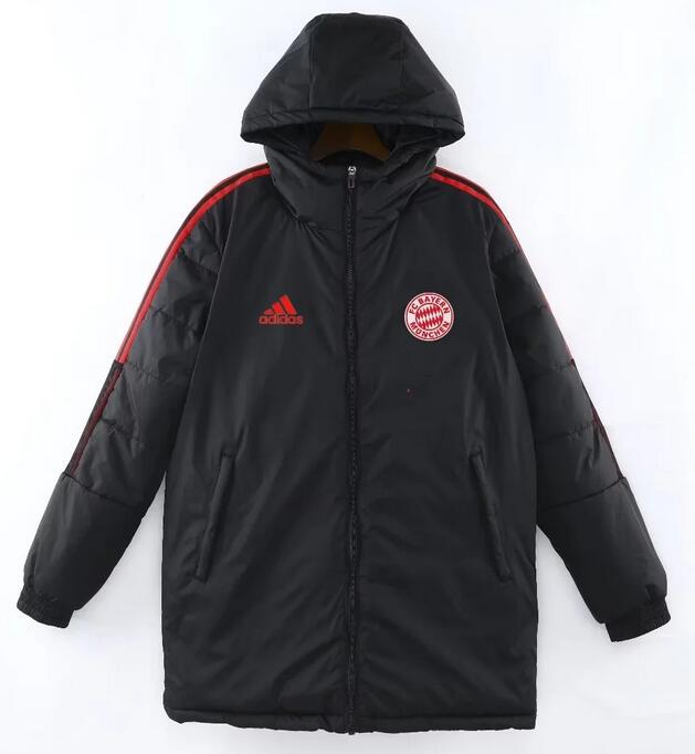 Bayern Munich 2022/23 Black Red Winter Coat