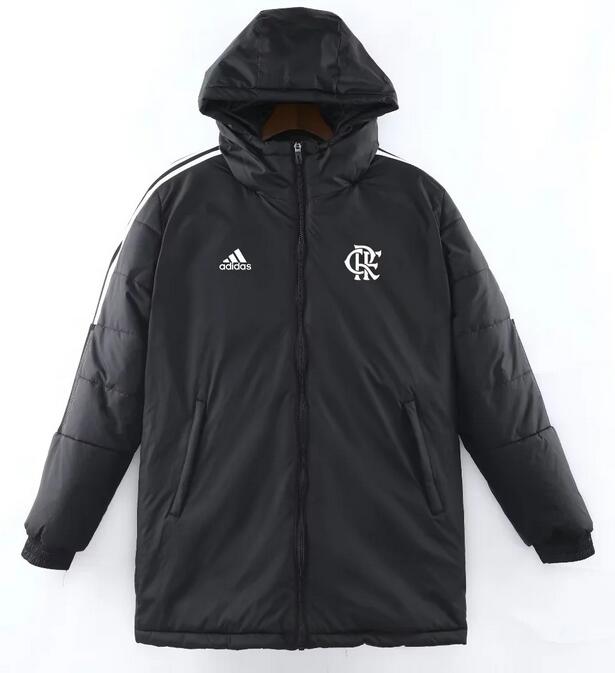 Flamengo 2022/23 Black White Winter Coat