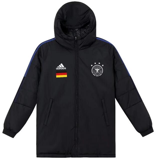 Germany 2022 World Cup Black Long Winter Coat