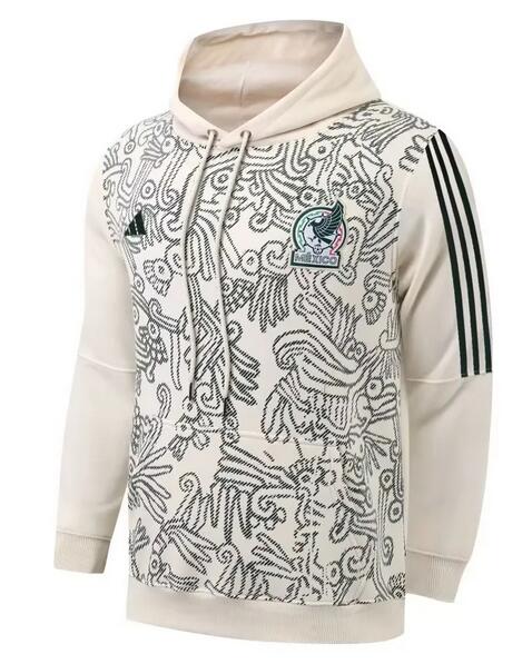 Mexico 2022 World Cup Beige Hoodie Sweatshirt