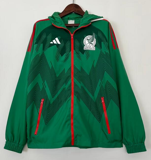 Mexico 2023/24 Green Windbreaker Jacket