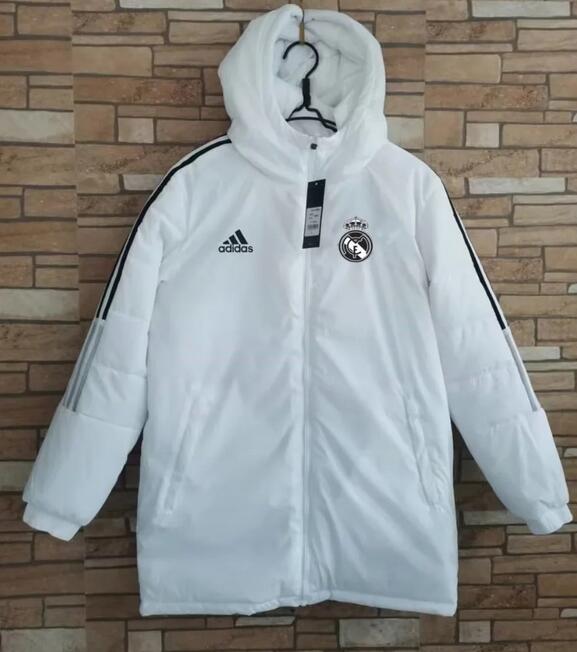 Real Madrid 2022/23 White Winter Coat