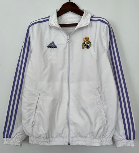 Real Madrid 2023/24 White Double-Faced Training Jacket