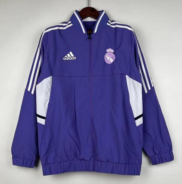 Real Madrid 2023/24 Purple Windbreaker Jacket