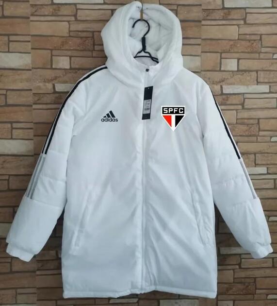 Sao Paulo FC 2022/23 White Black Winter Coat
