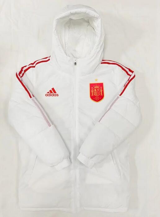 Spain 2022 World Cup White Winter Coat