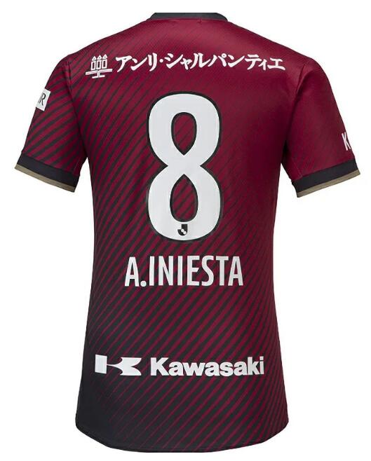 Vissel Kobe 2023/24 Home 8 A.INIESTA Shirt Soccer Jersey
