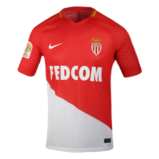 Match Version AS Monaco 2017/18 Home Shirt Soccer Jersey