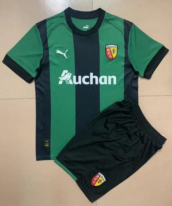Lens 2022/23 Away Kids Soccer Kits Children Shirt And Shorts