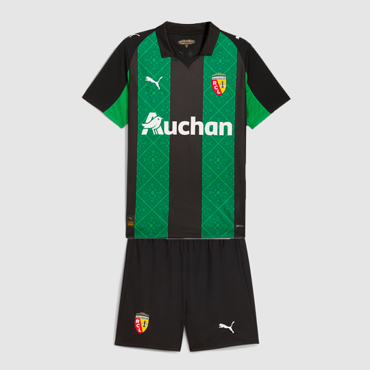 Lens 2025/26 Away Kids Soccer Kits Children Shirt + Shorts