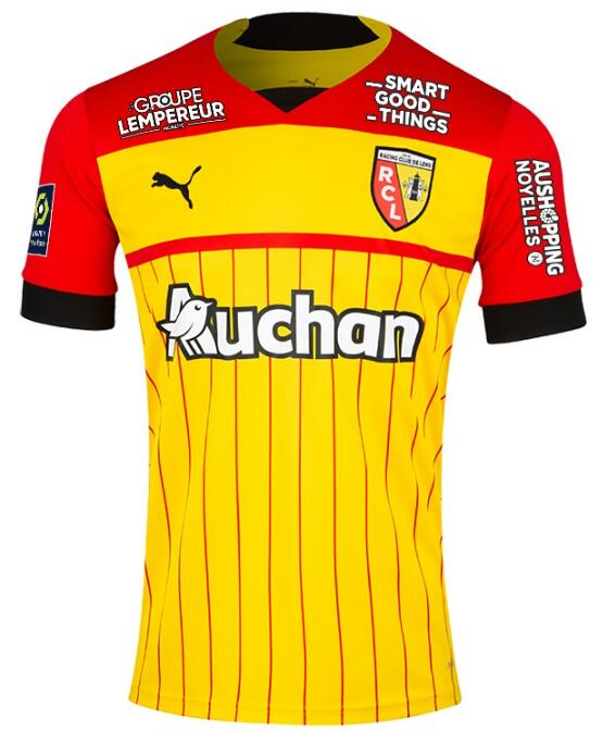 Lens 2022/23 Home Shirt Soccer Jersey