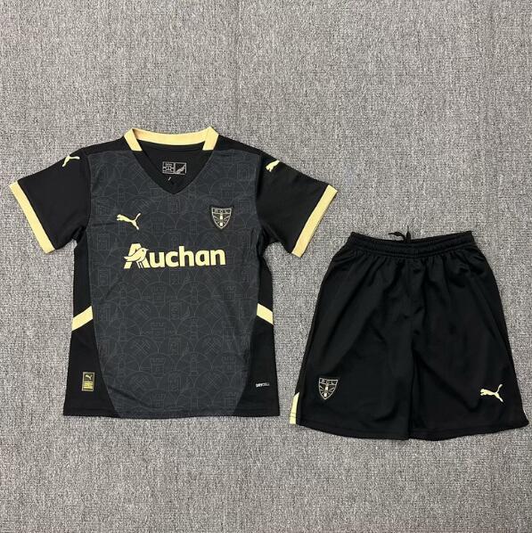 Lens 2024/25 Special Kids Soccer Kits Children Shirt And Shorts