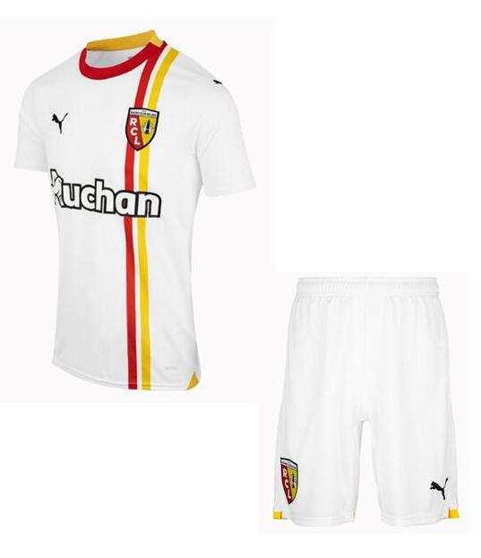 Lens 2023/24 Third Kids Soccer Kits Children Shirt And Shorts