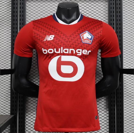 Lille OSC 2024/25 Home Match Version Shirt Soccer Jersey